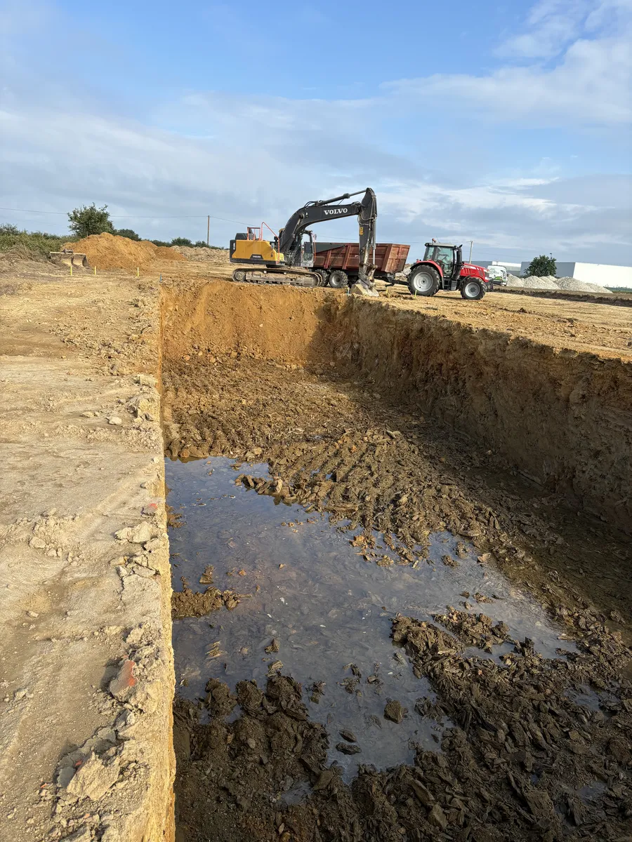 Réalisation de terrassement par Thibaud TP, entreprise de travaux public et terrassement à Coëx