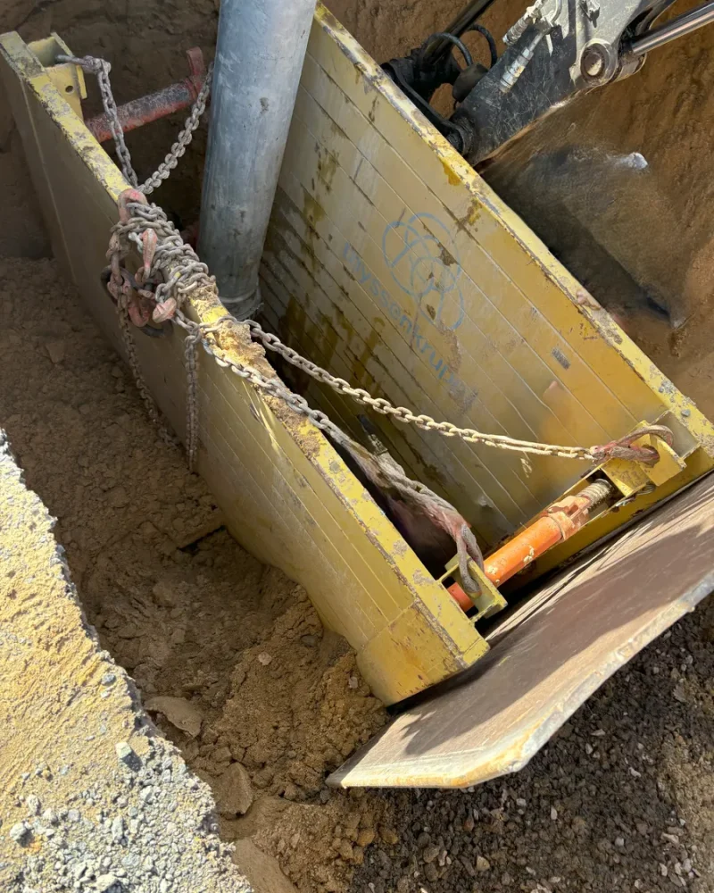 Réalisation de terrassement par Thibaud TP, entreprise de travaux public et terrassement à Coëx